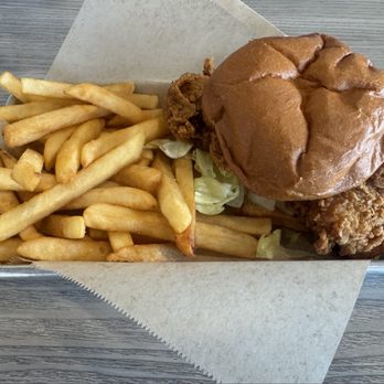 Urban Teri Kitchen - Chicken Sandwich + Fries - Asian Fusion Near Me - Vista, California Urban Teri Kitchen - Chicken Sandwich + Fries - Asian Fusion Near Me - Vista, California