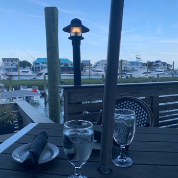 The Bridge Tender - view from outside table - Seafood Near Me - Wilmington, North Carolina The Bridge Tender - view from outside table - Seafood Near Me - Wilmington, North Carolina