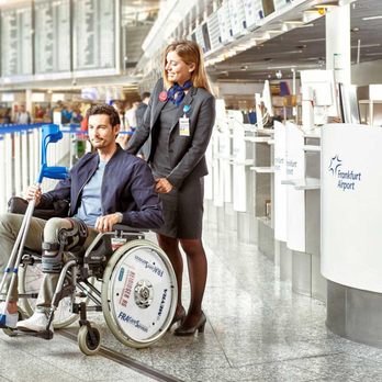 First Class Greeting - Our representative will have ready curbside or plane side your wheelchair service request. - Personal Assistants Near Me First Class Greeting - Our representative will have ready curbside or plane side your wheelchair service request. - Personal Assistants Near Me