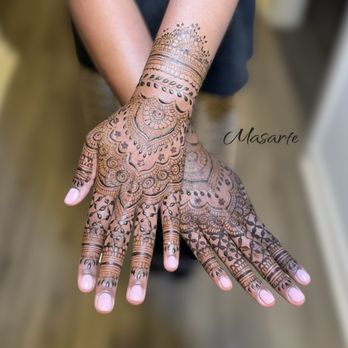 DMV henna art - Bridal henna past the wrist - Henna Artists Near Me DMV henna art - Bridal henna past the wrist - Henna Artists Near Me