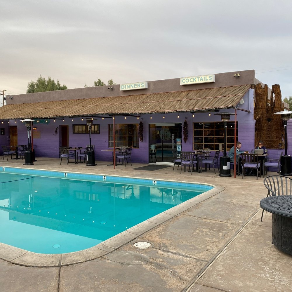 29 Palms Inn - the pool and patio area - New American Near Me - 29 Palms, California