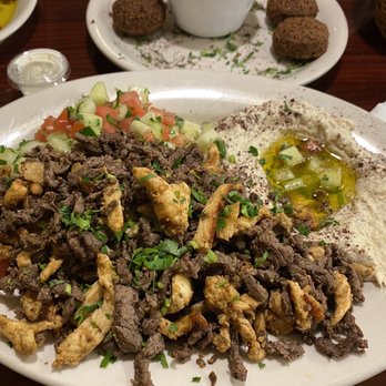 Petra Mediterranean Restaurant - Chicken and beef shawarma plate - Middle Eastern Near Me - Tampa, Florida Petra Mediterranean Restaurant - Chicken and beef shawarma plate - Middle Eastern Near Me - Tampa, Florida