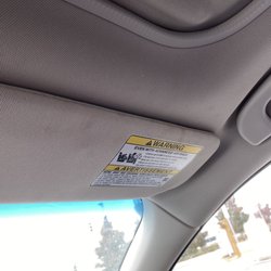 Budget Car Rental - Looks like the last driver made a mess
