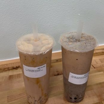 Tiny Batch Boba Co. - Caramel milk tea and Oreo Milk Tea - Bubble Tea Near Me - Tampa, Florida