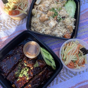 Thai BBQ House - BBQ Pork Ribs & Pineapple Fried Rice - Salad Near Me - Petaluma, California Thai BBQ House - BBQ Pork Ribs & Pineapple Fried Rice - Salad Near Me - Petaluma, California