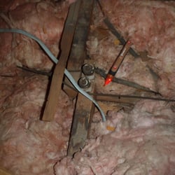 Thru the Glass Inspections - Knob & Tube  wiring Still Active. "I just had my house rewired last year"