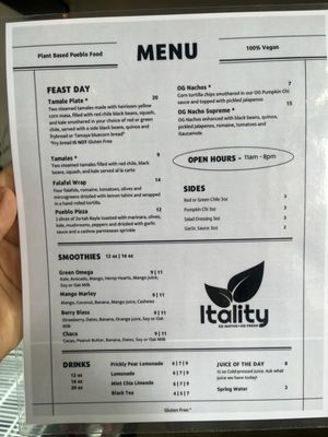 Menu photo 2 Itality Albuquerque, NM