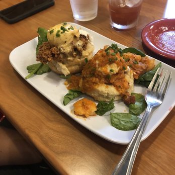 Ruby Sunshine Charlotte Southend - The Peacemaker, chicken st Charles and bayou shrimp. - Breakfast & Brunch Near Me - Charlotte, North Carolina