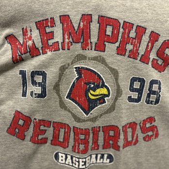 Memphis Redbirds Team Store - another throwback T-shirt of mine - Sports Wear Near Me - Memphis, Tennessee Memphis Redbirds Team Store - another throwback T-shirt of mine - Sports Wear Near Me - Memphis, Tennessee
