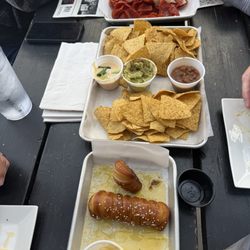 Findlay Brewing Company - Apps chips and salsa, pretzel sticks, pepperoni chips