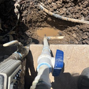 Eagle Contractor Landscape - Pipes not straight causing crack - Landscaping Near Me - San Jose, California