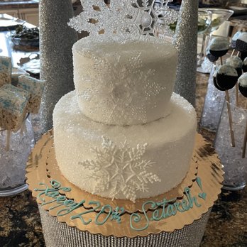 Safeway - a three tiered cake decorated with snowflakes - Grocery Near Me - Corte Madera, California Safeway - a three tiered cake decorated with snowflakes - Grocery Near Me - Corte Madera, California