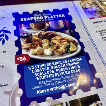 Capt. Anderson's Restaurant - menu - Seafood Near Me - Panama City Beach, Florida Capt. Anderson's Restaurant - menu - Seafood Near Me - Panama City Beach, Florida