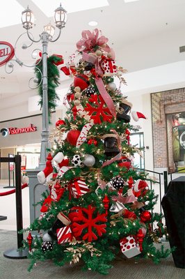 Photo of Becky's Flowers - Midland, TX, US. Our custom tree display at Midland Park Mall Dec. 2018