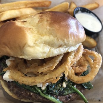 One Twenty Three Burger House - The Greek burger with large homemade fries - Burgers Near Me - Saint Augustine, Florida One Twenty Three Burger House - The Greek burger with large homemade fries - Burgers Near Me - Saint Augustine, Florida