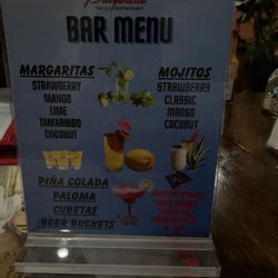 Bar Menu