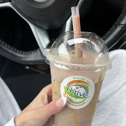 Peanut butter cup shake! Peanut butter cup shake!