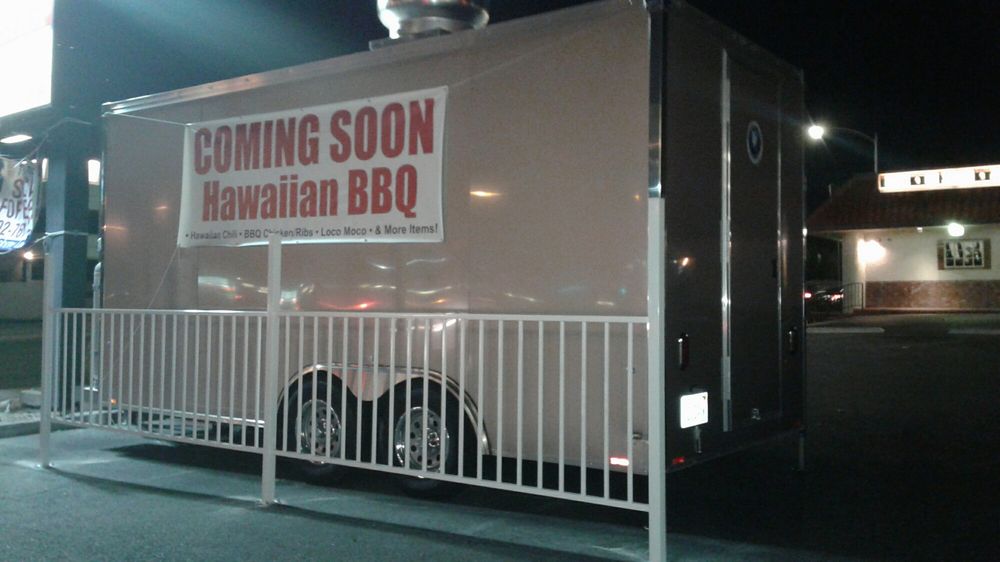 Hawaiian Barbecue Truck Logo