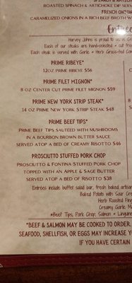 Menu photo 6 Harvey Johns Steakhouse Angier, NC Menu photo 6 Harvey Johns Steakhouse Angier, NC