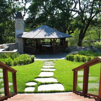 Garden Architecture - a gazebo in the background - Landscaping Near Me - Berkeley, California Garden Architecture - a gazebo in the background - Landscaping Near Me - Berkeley, California