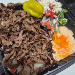 Baba’s Cuisine - Beef shawarma platter