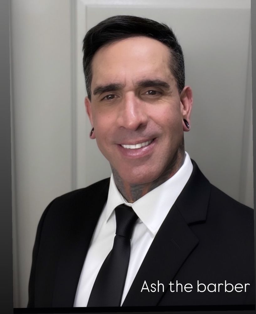 Uptown 13 Barber Shop Logo