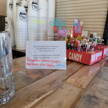Tacos Calafia - "No one wants to work anymore" should have just left it asking people to be polite. - Tacos Near Me - Peoria, Arizona Tacos Calafia - "No one wants to work anymore" should have just left it asking people to be polite. - Tacos Near Me - Peoria, Arizona