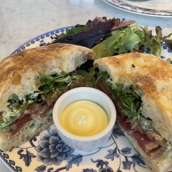 Bianca - Tuna aoili focaccia bread - French Near Me - Culver City, California