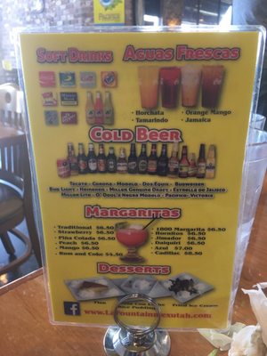 Menu photo 1 La Fountain Mexican Restaurant Sandy, UT Menu photo 1 La Fountain Mexican Restaurant Sandy, UT
