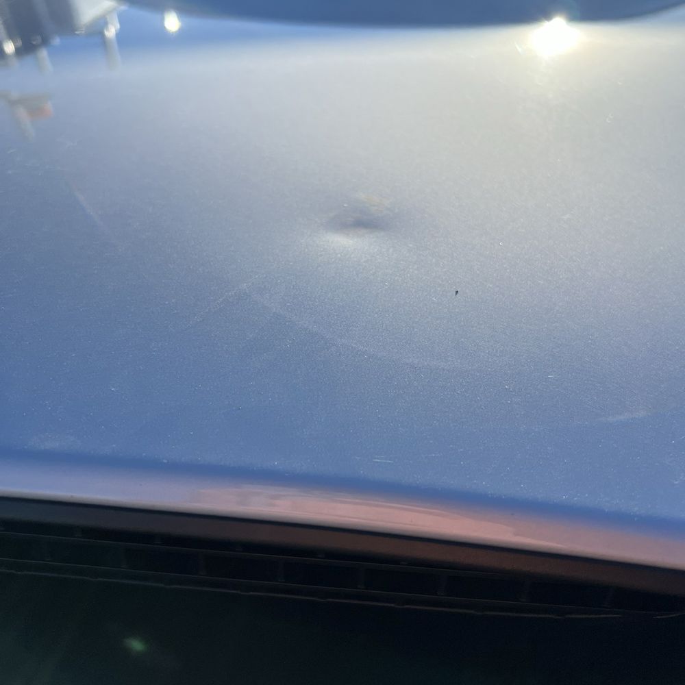 Smitty's Auto Body - Dent on top of intake on hood - Body Shops Near Me - Auburn, California Smitty's Auto Body - Dent on top of intake on hood - Body Shops Near Me - Auburn, California