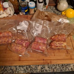 Tore off the labels on the packages to hide $7.59 per 6 ounces.  YIKES!!!!