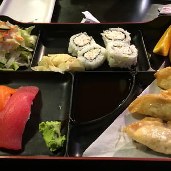 Fat Fish - Sushi bento, includes a bowl of miso soup - Sushi Bars Near Me - San Leandro, California