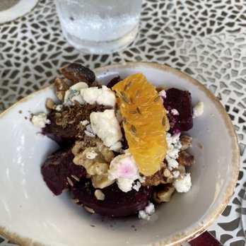 Jardin - Beets with walnuts & blue cheese - Mediterranean Near Me - San Antonio, Texas Jardin - Beets with walnuts & blue cheese - Mediterranean Near Me - San Antonio, Texas