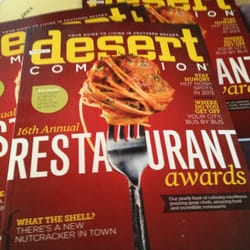 Desert Companion - 16th Annual Restaurant Awards issue.