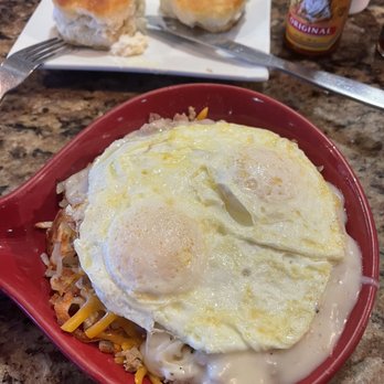 Eddie's Diner - Piggy skillet, biscuits yummy - Breakfast & Brunch Near Me - Plano, Texas