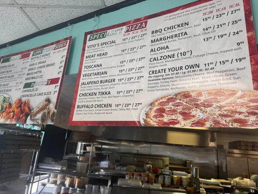 Menu photo 1 Vito's Italian Pizza Corona, CA Menu photo 1 Vito's Italian Pizza Corona, CA