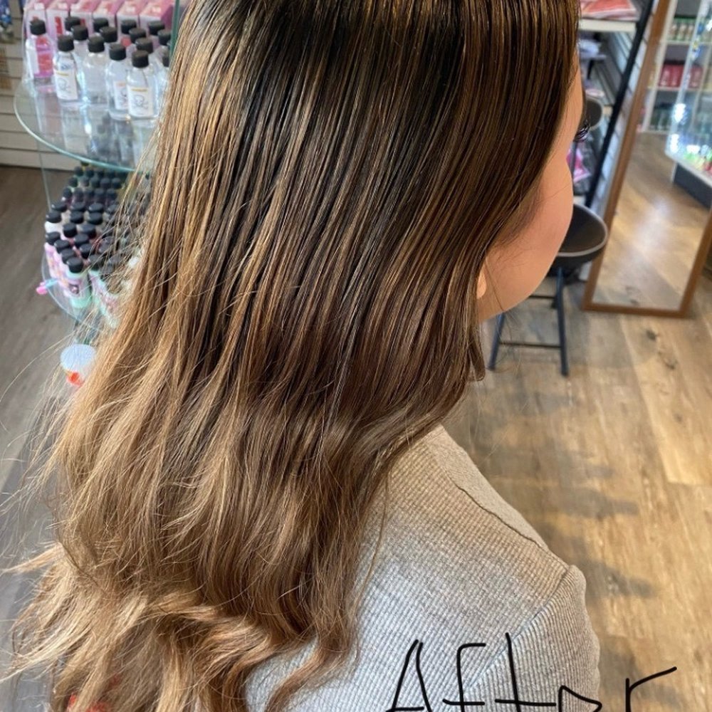 Shear Magique Hair Studio - This is 3 days after they did my hair. As you can see it's super dark and not what I wanted or expected. - Hair Salons Near Me - Pomona, New York
