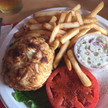 Koco's Pub - crab cake, coleslaw and fries - Pubs Near Me - Baltimore, Maryland Koco's Pub - crab cake, coleslaw and fries - Pubs Near Me - Baltimore, Maryland