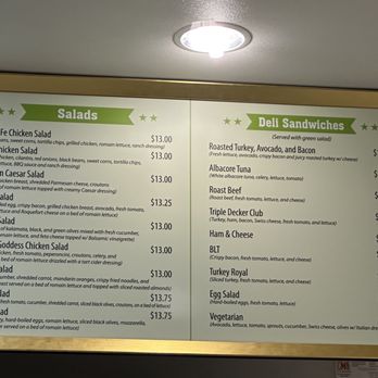 One Cafe - Updated menu - Salads & cold sandwiches - Cafes Near Me - Los Angeles, California