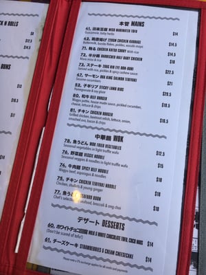Menu photo 4 Daniel San Manly, NSW