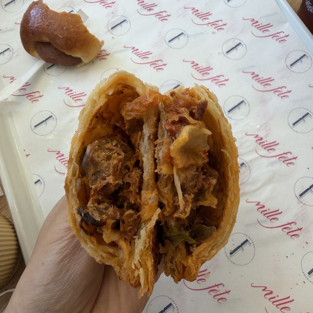 Mille Fete - Kimchi Reuben Hand Pie - Bakeries Near Me - Honolulu, Hawaii Mille Fete - Kimchi Reuben Hand Pie - Bakeries Near Me - Honolulu, Hawaii