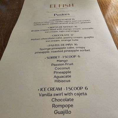 Menu photo 5 El Fish Marisquería New York, NY