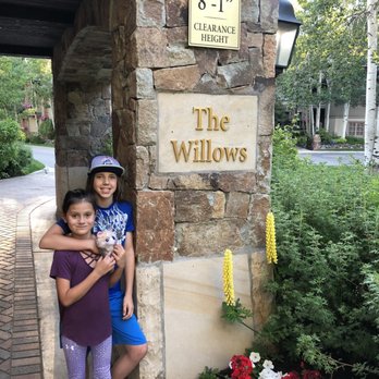 Willows Condominiums at Vail - Our girls outside the front entrance to The Willows. - Condominiums Near Me - Vail, Colorado Willows Condominiums at Vail - Our girls outside the front entrance to The Willows. - Condominiums Near Me - Vail, Colorado