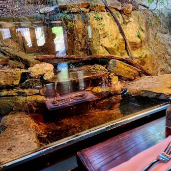 Local Flavor Cafe - Table by the waterfall (for 2) - New American Near Me - Eureka Springs, Arkansas Local Flavor Cafe - Table by the waterfall (for 2) - New American Near Me - Eureka Springs, Arkansas