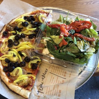 Blaze Pizza - "Take two" meal of half pizza and side salad. Perfect size without being too much! - Salad Near Me - Louisville, Kentucky