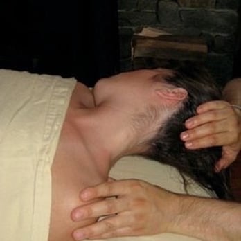 Dominick Martino, LMT RYT - Using various techniques to release tension in the neck and shoulders. - Yoga Near Me - Chadds Ford, Pennsylvania Dominick Martino, LMT RYT - Using various techniques to release tension in the neck and shoulders. - Yoga Near Me - Chadds Ford, Pennsylvania