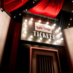 Red Door Escape Room - Fair Game ticket counter... the first challenge.