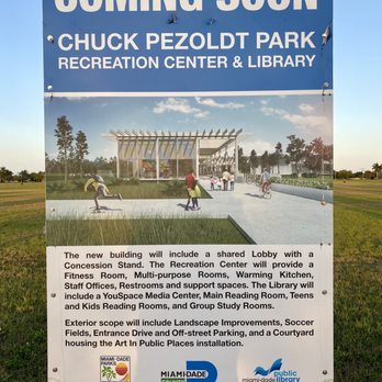 Chuck Pezoldt Park - Sign was taken down a recently. Not in county budget? Either way,love it park will remain a good walking or running park. 01/24 - Parks Near Me - Miami, Florida