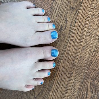 Jack & Jill Nails Boutique - My shellac pedi (one day later) - Nail Salons Near Me - Renton, Washington