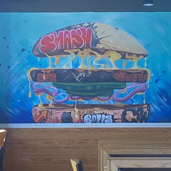 Cow & Cheese - Mural in the restaurant - Burgers Near Me - Maitland, Florida